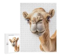 Jigsaw 500 PCS for Teenagerss Camel Selfie Jigsaw for Adults Toy Wall Decor Presents for Women Unique Gifts for Birthday And Christmas 500 PCS