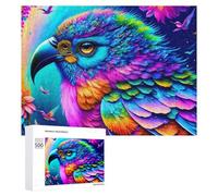 Jigsaw 500 PCS for Teenagerss Colorful Fantasy Bird Art-3 Jigsaw Relax Games Difficult Challenge Unique Gifts for Birthday And Christmas 500 PCS