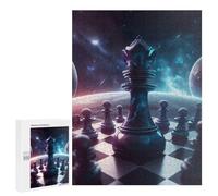 Jigsaw 500 PCS for Teenagerss Cosmic Chess Battle Jigsaw Relax Games Difficult Challenge Unique Gifts for Birthday And Christmas 500 PCS