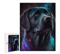 Jigsaw 500 PCS for Teenagerss Cosmic Labrador Portrait-7 Puzzles for Teenagerss Analysis And Logic Parent-child Interaction Challenging Game Toys 500 PCS