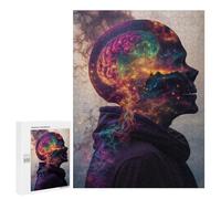 Jigsaw 500 PCS for Teenagerss Cosmic Mind Explosion Adult Puzzles Relaxing Games Home Decoration Unique Gifts for Birthday And Christmas 500 PCS