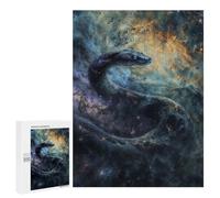 Jigsaw 500 PCS for Teenagerss Cosmic Nebula Serpent Jigsaw for Adults Toy Wall Decor Presents for Women Unique Gifts for Birthday And Christmas 500 PCS