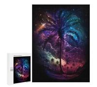 Jigsaw 500 PCS for Teenagerss Cosmic Palm Night Sky Puzzles for Teenagerss Analysis And Logic Parent-child Interaction Challenging Game Toys 500 PCS