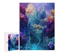 Jigsaw 500 PCS for Teenagerss Dream Coral Reef Puzzles for Adults Relax Games Staycation Kill Time for Is Ideal As A Gift 500 PCS