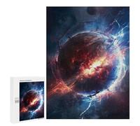 Jigsaw 500 PCS for Teenagerss Electrified Planet Jigsaw for Adults Toy Wall Decor Presents for Women Unique Gifts for Birthday And Christmas 500 PCS