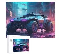 Jigsaw 500 PCS for Teenagerss Future City Car-2 Jigsaw Relax Games Difficult Challenge Unique Gifts for Birthday And Christmas 500 PCS