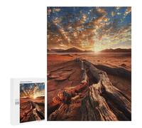 Jigsaw 500 PCS for Teenagerss Golden Hour at Desert Adult Puzzles Relaxing Games Home Decoration Unique Gifts for Birthday And Christmas 500 PCS