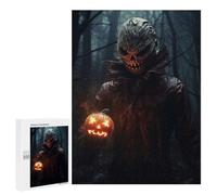Jigsaw 500 PCS for Teenagerss Haunting Scarecrow Puzzles for Adults Relax Games Staycation Kill Time for Is Ideal As A Gift 500 PCS