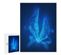 Jigsaw 500 PCS for Teenagerss Luminous Leviathans Jigsaw Puzzle Family Games Pattern Assembly Unique Gifts for Birthday And Christmas 500 PCS