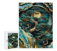 Jigsaw 500 PCS for Teenagerss Lunar Forest Kintsugi Art Jigsaw Puzzle Family Games Pattern Assembly Unique Gifts for Birthday And Christmas 500 PCS