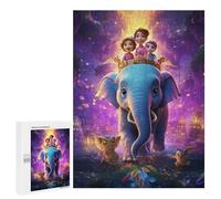 Jigsaw 500 PCS for Teenagerss Magic Elephant Adventure Puzzles for Adults Relaxing Games Analysis And Logic Parent-child Interaction 500 PCS