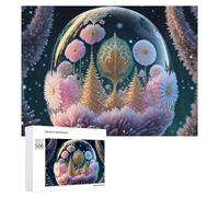 Jigsaw 500 PCS for Teenagerss Magical Winter Wonderland Jigsaw Relax Games Difficult Challenge Unique Gifts for Birthday And Christmas 500 PCS