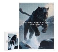 Jigsaw 500 PCS for Teenagerss Nothing Comes Easy Adult Jigsaw Hands-on Game Home Decoration Unique Gifts for Birthday And Christmas 500 PCS