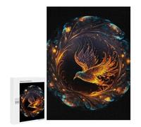 Jigsaw 500 PCS for Teenagerss Phoenix Rise Mystic Artwork Puzzles for Adults Relax Games Staycation Kill Time for Is Ideal As A Gift 500 PCS