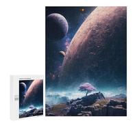 Jigsaw 500 PCS for Teenagerss Planetary Wonderland Adult Jigsaw Hands-on Game Home Decoration Unique Gifts for Birthday And Christmas 500 PCS