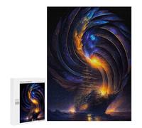 Jigsaw 500 PCS for Teenagerss Sailing Through Cosmic Whirlpools Puzzles for Adults Relaxing Games Analysis And Logic Parent-child Interaction 500 PCS