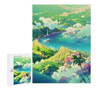 Jigsaw 500 PCS for Teenagerss Serene Fantasy Landscape Jigsaw Relax Games Difficult Challenge Unique Gifts for Birthday And Christmas 500 PCS