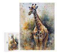 Jigsaw 500 PCS for Teenagerss Singgle Giraffe Adult Puzzles Relaxing Games Home Decoration Unique Gifts for Birthday And Christmas 500 PCS