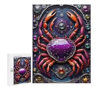 Jigsaw 500 PCS for Teenagerss Steampunk Crab Chronicles Puzzles for Adults Relax Games Staycation Kill Time for Is Ideal As A Gift 500 PCS