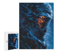 Jigsaw 500 PCS for Teenagerss Storm Skier Digital Art Jigsaw for Adults Toy Wall Decor Presents for Women Unique Gifts for Birthday And Christmas 500 PCS