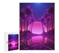 Jigsaw 500 PCS for Teenagerss Synthwave Euphoria Adult Jigsaw Hands-on Game Home Decoration Unique Gifts for Birthday And Christmas 500 PCS