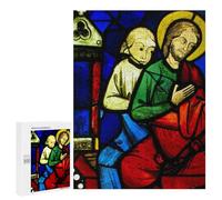 Jigsaw 500 PCS for Teenagerss Two Seated Apostles Jigsaw for Adults Toy Wall Decor Presents for Women Unique Gifts for Birthday And Christmas 500 PCS
