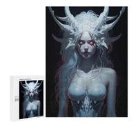 Jigsaw 500 PCS for Teenagerss White Demon Girl Puzzles for Teenagerss Analysis And Logic Parent-child Interaction Challenging Game Toys 500 PCS