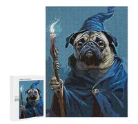 Jigsaw 500 PCS for Teenagerss Wizard Dog Puzzles for Adults Relax Games Staycation Kill Time for Is Ideal As A Gift 500 PCS