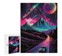 Jigsaw 500 PCS Galactic Drive Adventure Puzzle For Teenagers Enhance Memory Train Your Brain And Hands Addictive Toys to Cultivate Patience 500 PCS