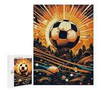 Jigsaw 500 PCS Global Soccer Fever Jigsaw Puzzles for Adults Improve Memory Challenging To Complete Christmas Birthday Gifts 500 PCS