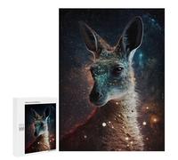 Jigsaw 500 PCS Kangaroo in Space-8 Jigsaw Puzzles for Teenagers Improve Memory Educational Challenge Gifts for Friends And Family 500 PCS