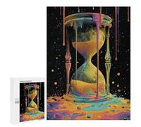 Jigsaw 500 PCS Melting Time Hourglass Jigsaw Puzzles for Adults Improve Memory Challenging To Complete Christmas Birthday Gifts 500 PCS
