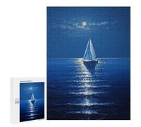 Jigsaw 500 PCS Moonlit Ocean Serenity-1 Puzzle For Teenagers Enhance Memory Train Your Brain And Hands Addictive Toys to Cultivate Patience 500 PCS