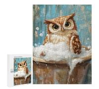 Jigsaw 500 PCS Owl Bath Time Fun Jigsaw Puzzles for Teenagers Improve Memory Educational Challenge Gifts for Friends And Family 500 PCS