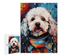 Jigsaw 500 PCS Space Poodle Adventure -1 Jigsaw Puzzles for Adults Improve Memory Challenging To Complete Christmas Birthday Gifts 500 PCS