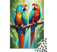 Jigsaw 500 Pieces Animal Art Parrot Puzzle Jigsaw Adults Puzzles Jigsaw Education Game Educational Toys Gifts Jigsaw Puzzles 500pcs (52x38cm)