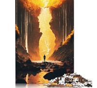 Jigsaw 500 Pieces Beautiful Waterfall Puzzle Jigsaw Adults Puzzles Jigsaw Education Game Educational Toys Gifts Jigsaw Puzzles 500pcs (52x38cm)