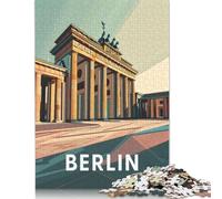 Jigsaw 500 Pieces Berlin Brandenburg Gate Jigsaw Puzzles Boys And Girls Puzzle Difficulty Jigsaw Puzzles Education Toys Games Family Decoration 500pcs (52x38cm)