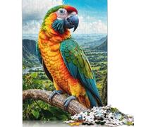 Jigsaw 500 Pieces Colorful Parrot Puzzles Adults Difficulty Jigsaw Puzzles Education Toys Games Family Decoration 500pcs (52x38cm)