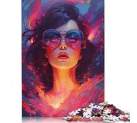 Jigsaw 500 Pieces Galaxy Girl No1 Jigsaw Puzzles Adults Difficulty Jigsaw Puzzles Education Toys Games Family Decoration 500pcs (52x38cm)