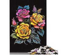 Jigsaw 500 Pieces Nice Flowers Jigsaw Puzzles Boys And Girls Puzzle Difficulty Jigsaw Puzzles Education Toys Games Family 500pcs (52x38cm)