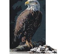 Jigsaw 500 Pieces Vintage Eagle Jigsaw Puzzles Adults Difficulty Jigsaw Puzzles Education Toys Games Family Decoration 500pcs (52x38cm)