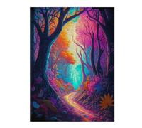 Jigsaw 52x38cm/1000pcs for Teenagerss Enchanted Forest Pathway -11 Adult Jigsaw Puzzle Toy Wall Decor Home Decoration Unique Gifts for Birthday And Christmas 52x38cm/1000pcs