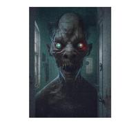 Jigsaw 52x38cm/1000pcs for Teenagerss Horror in The Hallway Jigsaw for Adults Brain Teaser Game Analysis And Logic for Is Ideal As A Gift 52x38cm/1000pcs