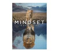 Jigsaw 52x38cm/1000pcs for Teenagerss Mindset Makes The Difference Adult Puzzles Brain Teaser Game Stress Reliever Birthday And Unique Gifts 52x38cm/1000pcs