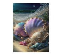 Jigsaw 52x38cm/1000pcs for Teenagerss Oceanic Shell Symphony Adult Jigsaw Puzzle Toy Wall Decor Home Decoration Unique Gifts for Birthday And Christmas 52x38cm/1000pcs