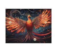Jigsaw 52x38cm/1000pcs for Teenagerss Phoenix Rising Mythical Artwork -1 Jigsaw Relax Games Difficult Challenge Unique Gifts for Birthday And Christmas 52x38cm/1000pcs