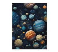 Jigsaw 52x38cm/1000pcs for Teenagerss Planetary Diversity in Space Jigsaw for Adults Brain Teaser Game Analysis And Logic for Is Ideal As A Gift 52x38cm/1000pcs