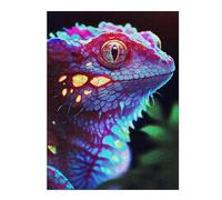 Jigsaw 52x38cm/1000pcs for Teenagerss Realistic Lizard Fantasy Puzzles for Adults Relax Games Analysis And Logic Difficult And Challenge 52x38cm/1000pcs