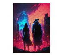 Jigsaw 52x38cm/1000pcs for Teenagerss Underground Couple Ruler Puzzles for Adults Relax Games Analysis And Logic Difficult And Challenge 52x38cm/1000pcs